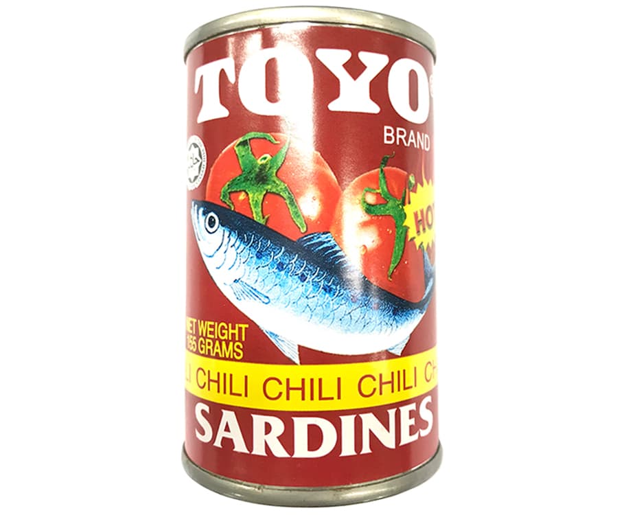 Toyo Brand Sardines Hot Chili 155g