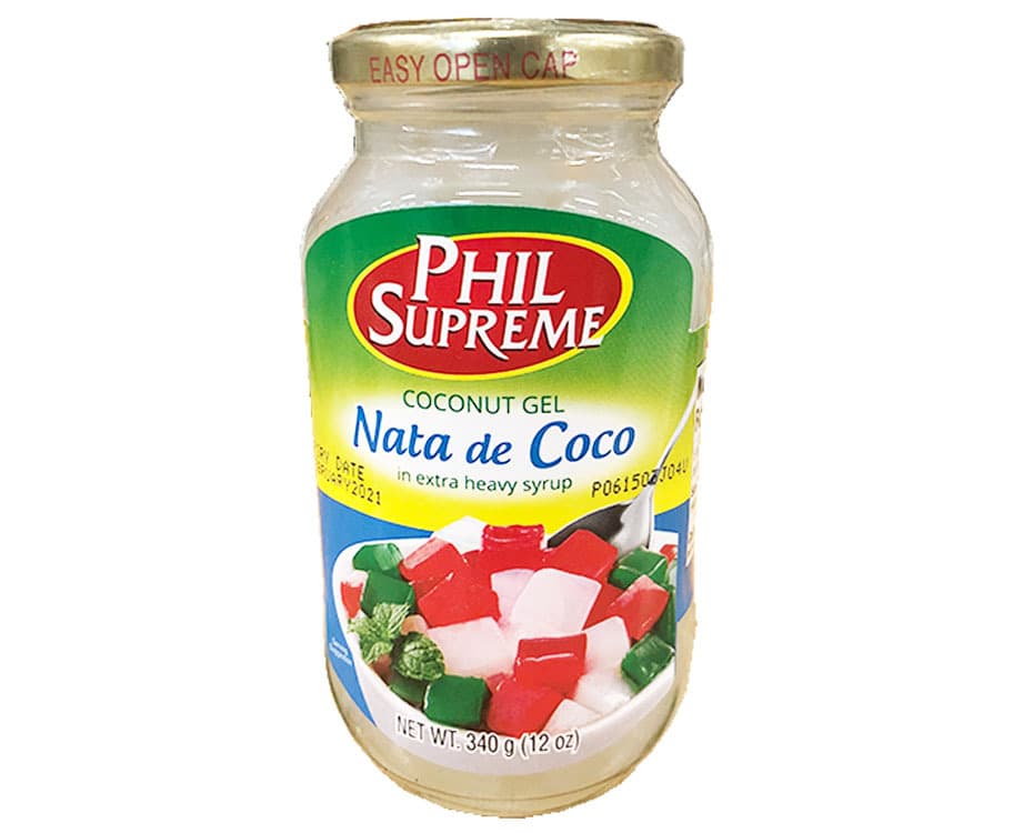 Phil Supreme Coconut Gel Nata de Coco in Extra Heavy Syrup 340g (12oz)