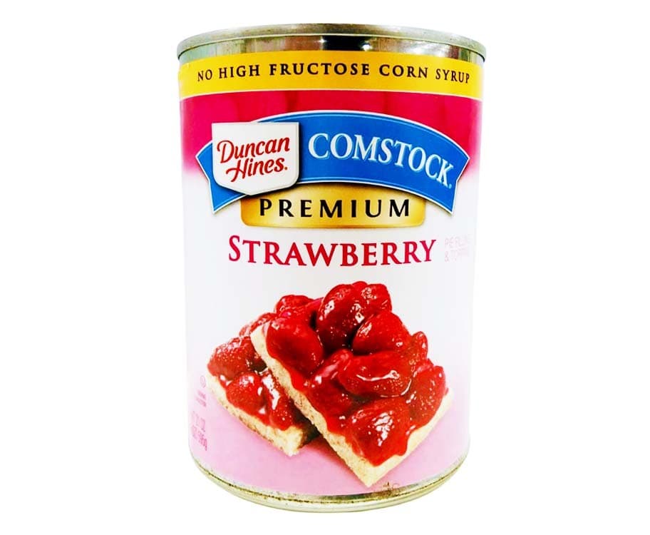 Duncan Hines Comstock Premium Strawberry Pie Filling & Topping 21oz (595g)