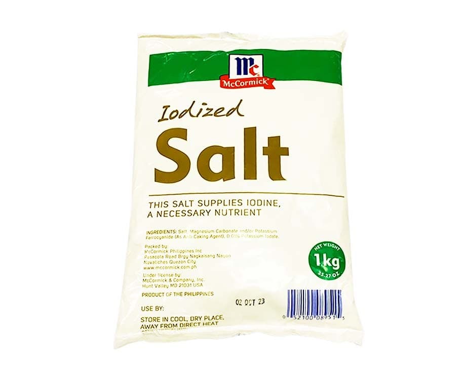 McCormick Iodized Salt 1kg