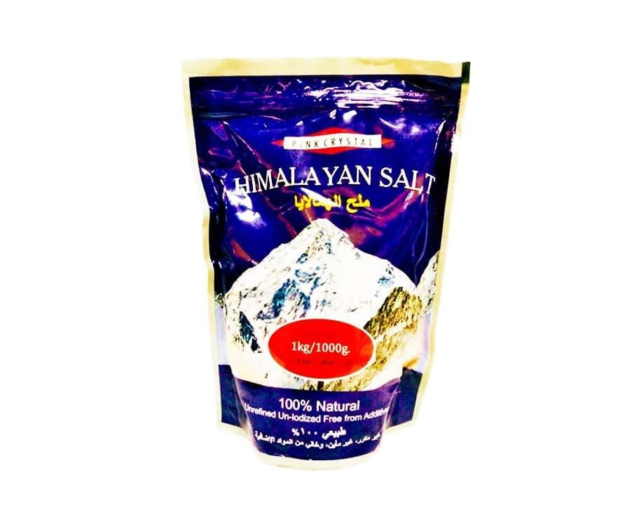 Pink Crystal Himalayan Salt Unrefined Un-Iodized 1kg (1000g)