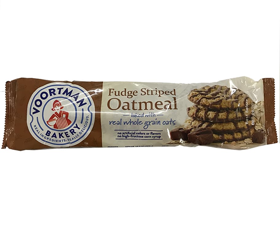 Voortman Bakery Fudge Striped Oatmeal Baked with Real Whole Grain Oats 350g