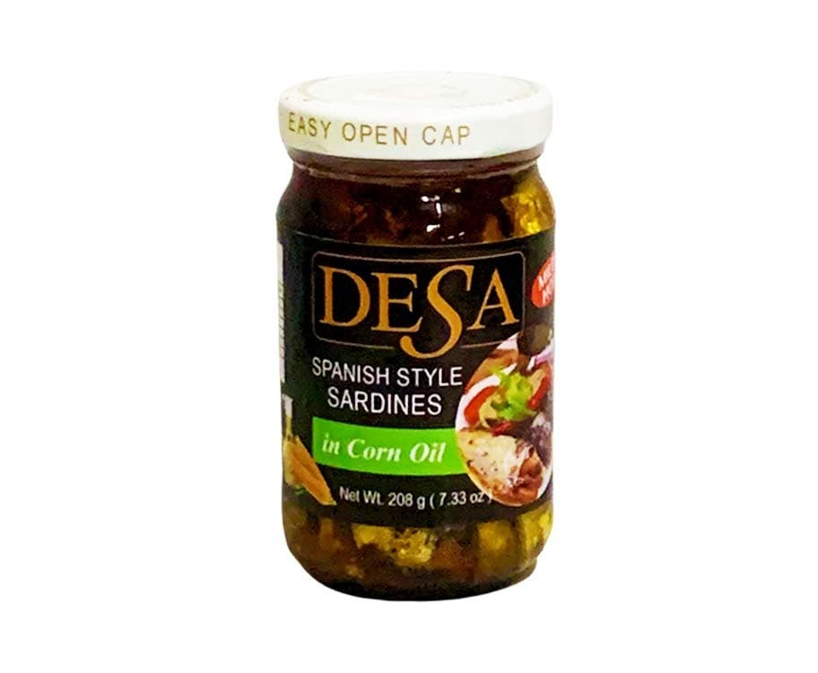 Desa Spanish Style Sardines in Corn Oil Mild Hot 208g