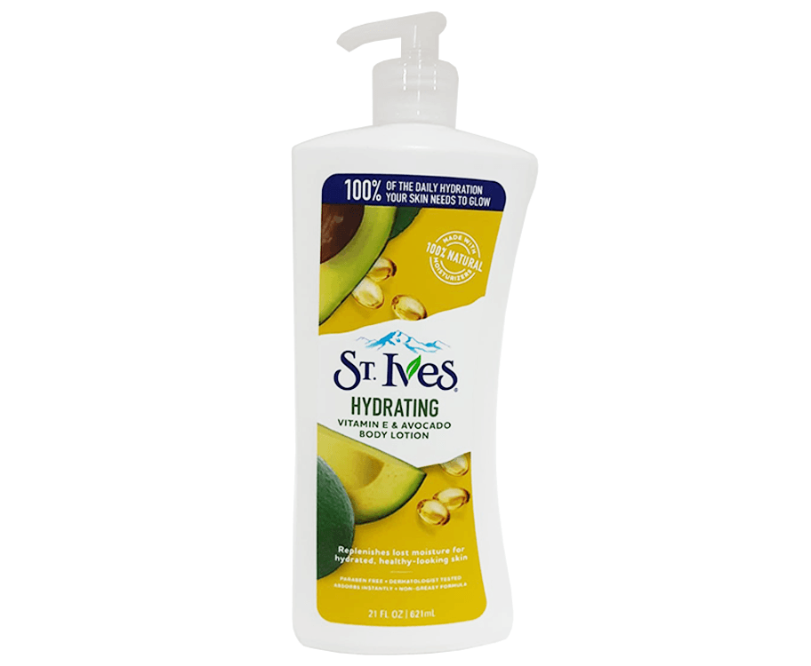 St. Ives Hydrating Vitamin E & Avocado Body Lotion 621mL