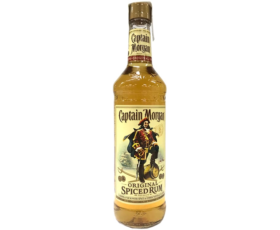 Captain Morgan Original Spiced Rum Premium Carribean Rum with Spice & Other Natural Flavors 750mL
