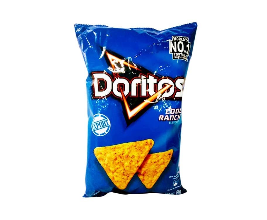 FritoLay Doritos Cool Ranch Tortilla Chips 190g