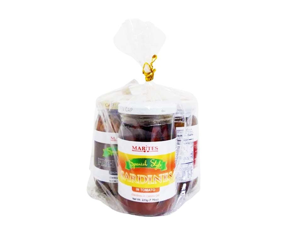 Marites Spanish Style Sardines in Tomato (Sardines in Canola Oil) (2+1 Packs x 220g)