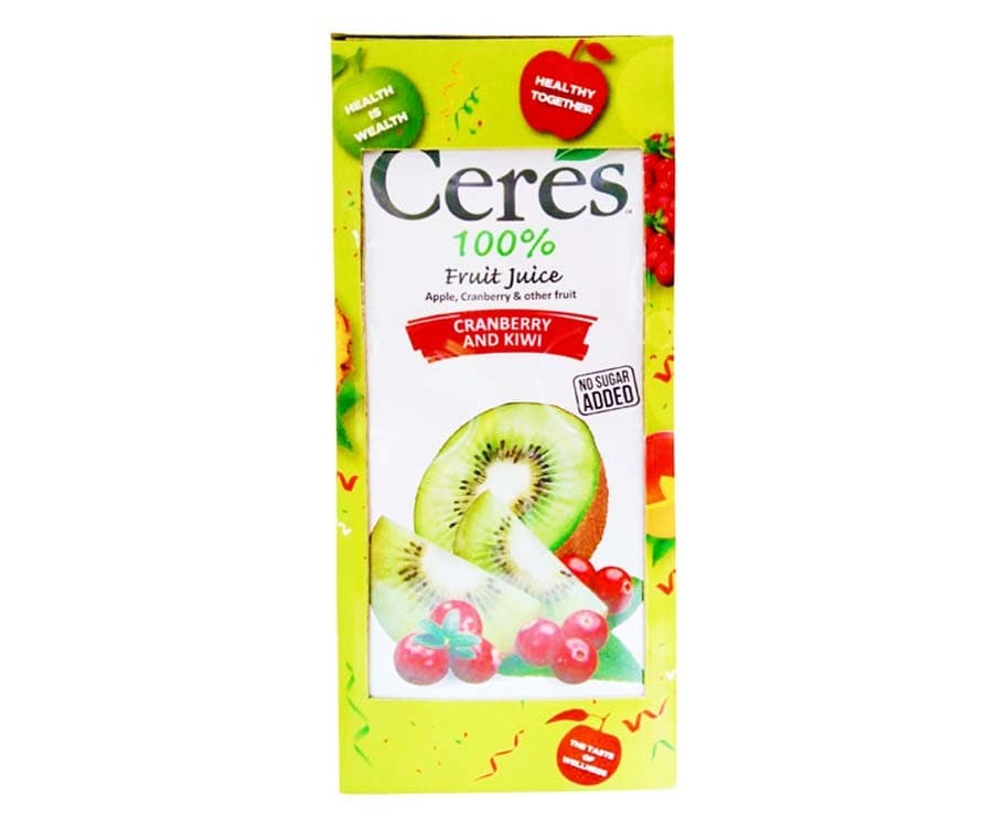 Ceres Family Pack Cranberry & Kiwi (3 Packs x 1L)