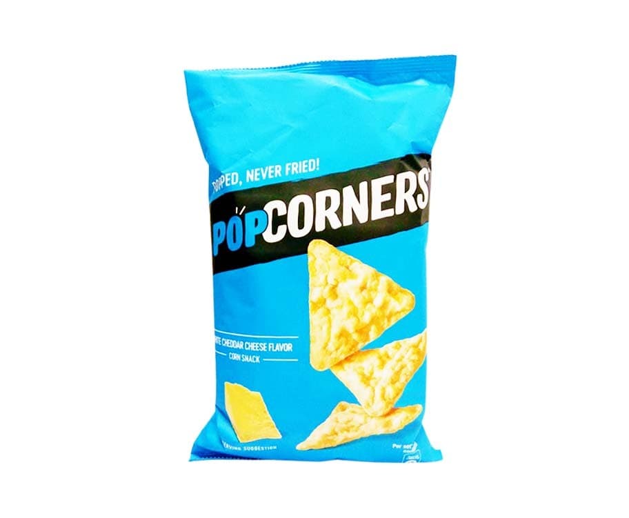 Pop Corners White Cheddar Cheese Flavor Corn Snack 142g