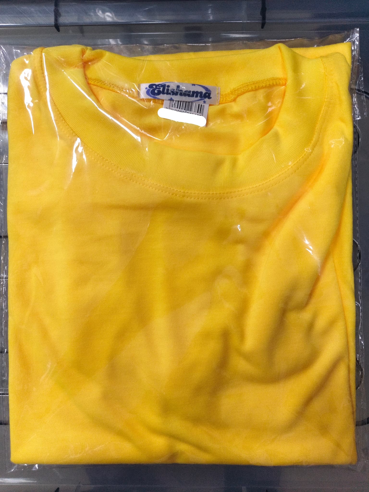 Elishama Cotton Yellow Tshirt Medium