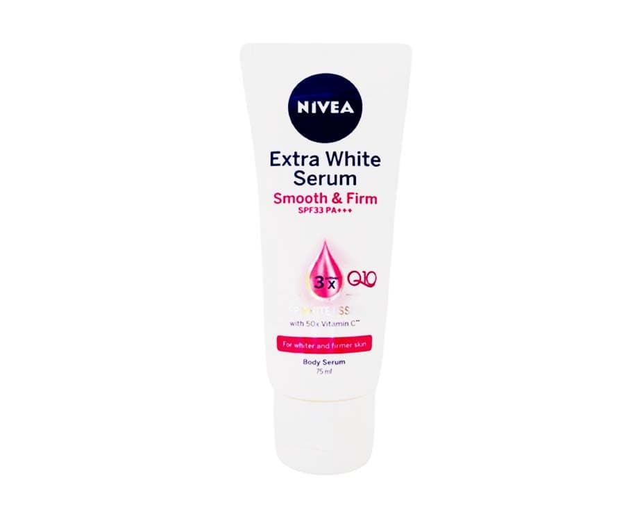 Nivea Extra White Serum Smooth & Firm SPF33 PA+++ Q10 Body Serum 75mL