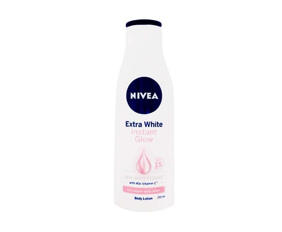 Nivea Extra White Instant Glow Deep White Essence with 40x Vitamin C SPF15PA++ Body Lotion 250mL