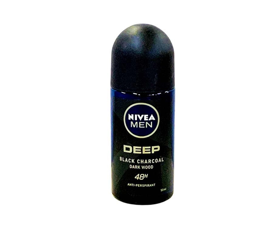 Nivea Men Deep Black Charcoal Dark Wood 48H Anti-Perspirant 50mL