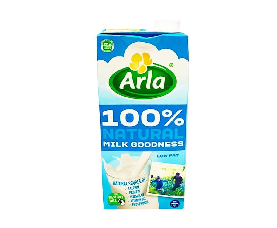 Arla 100% Natural Milk Goodness Low Fat Milk 1L