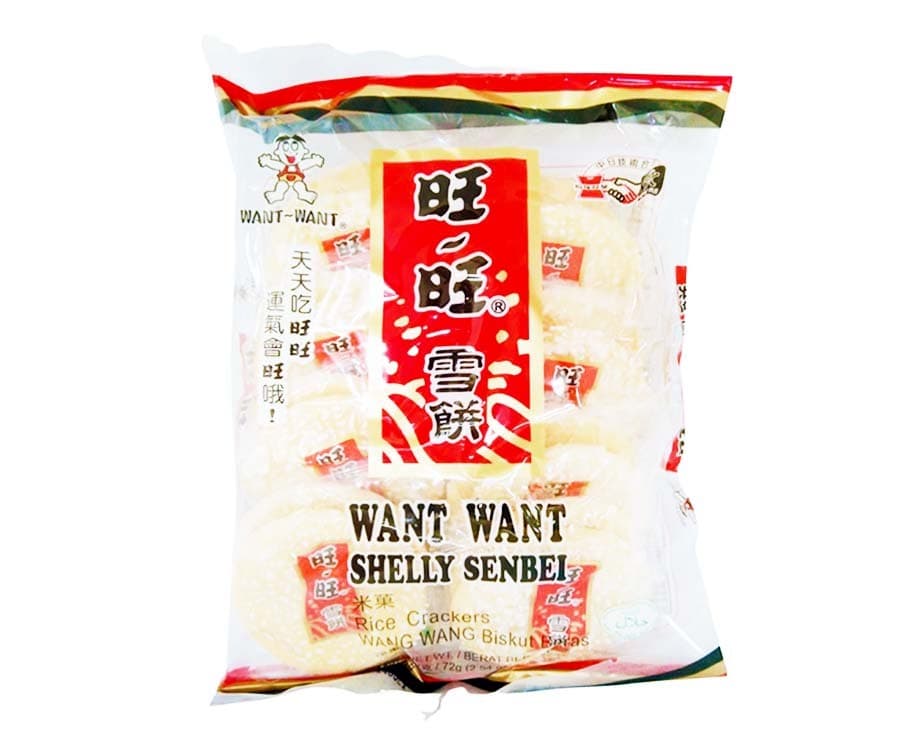 Want Want Shelly Senbei Rice Crackers 72g