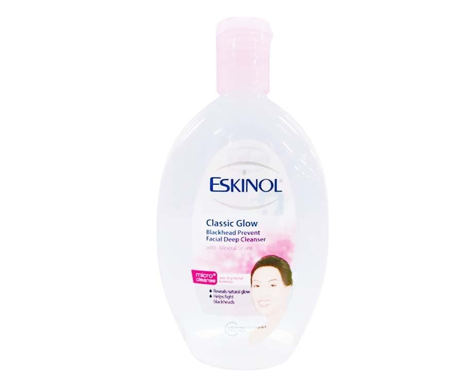 Eskinol Classic Glow Blackhead Facial Deep Cleanser with Mineral Grains 225mL