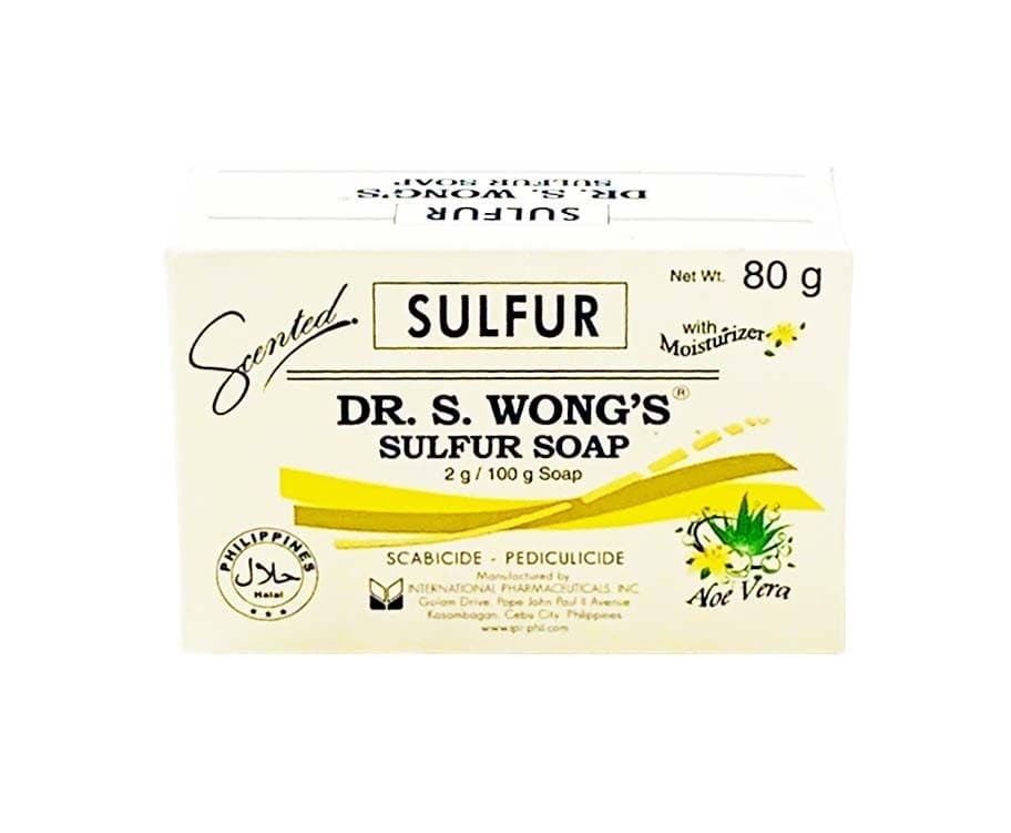 Dr. S. Wong's Sulfur Soap Scented Aloe Vera with Moisturizer 80g