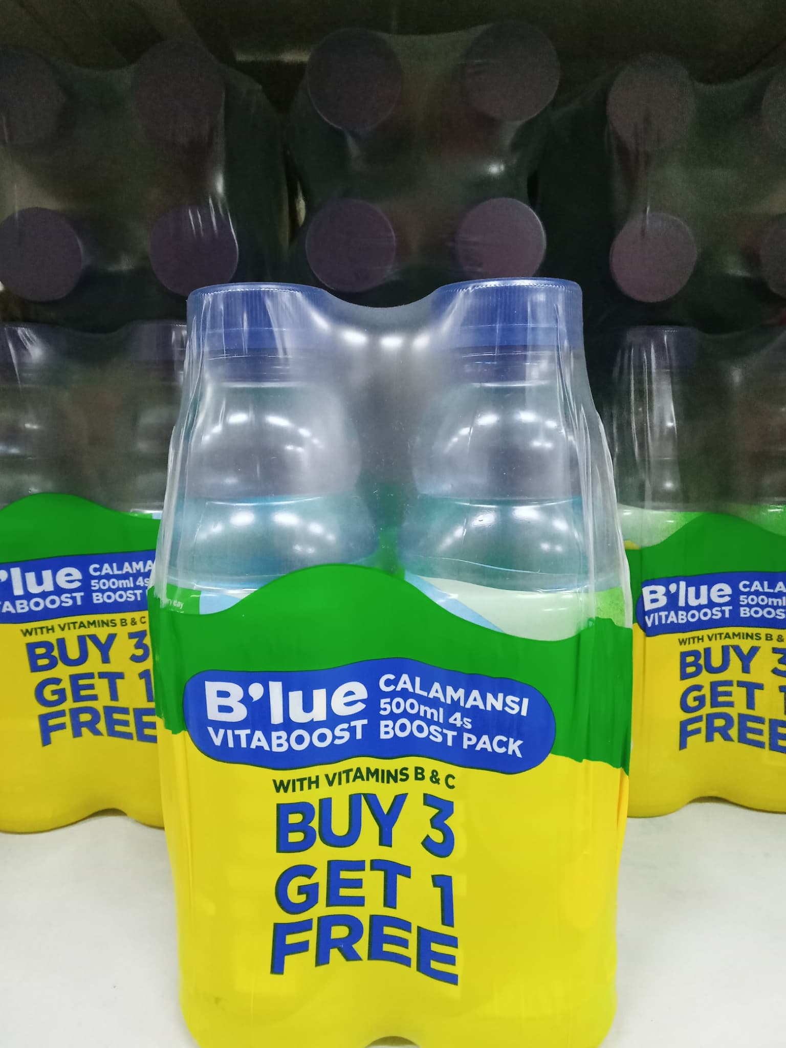 B'lue Vitaboost Calamansi (4 Packs x 500mL)