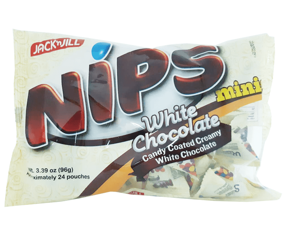 Jack 'n Jill Nips Minis White Chocolate Candy Coated Creamy White Chocolate 96g