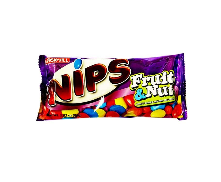 Jack 'n Jill Nips Fruit & Nut Candy Coated Peanuts and Raisins 2.82oz (80g)