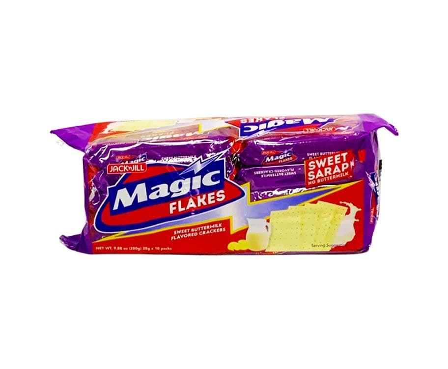 Jack 'n Jill Magic Flakes Sweet Buttermilk Flavored Crackers (10 Packs x 28g) 280g