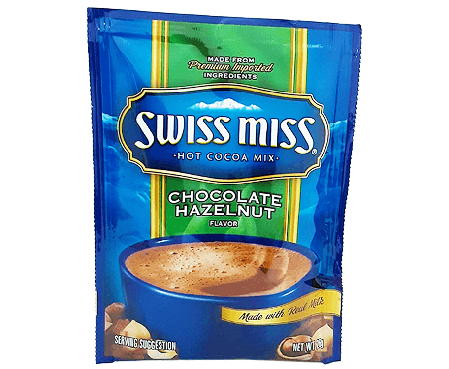 Swiss Miss Hot Cocoa Mix Chocolate Hazelnut Flavor Made with Real Milk 26g