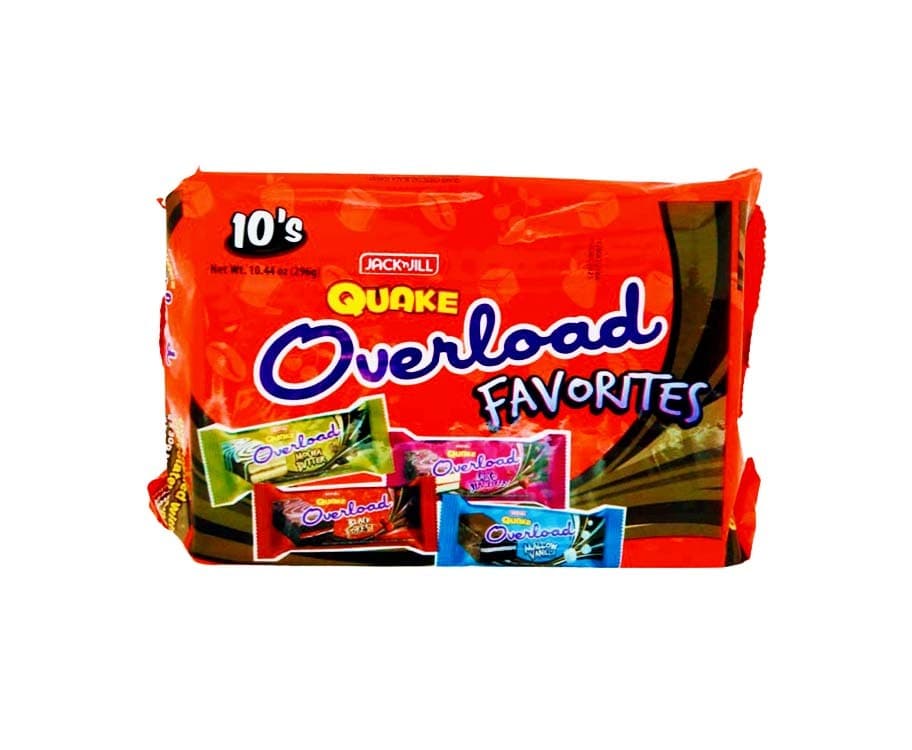 Jack 'n Jill Quake Overload Favorites 10 Pieces 296g