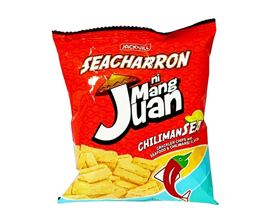Jack 'n Jill Seacharron ni Mang Juan ChilimanSea Crackler Chips with Seafood & Chilimansi Flavor 26g