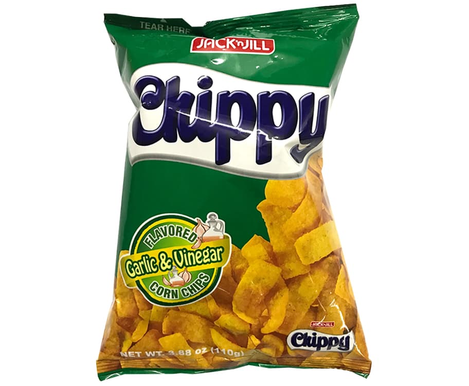 Jack 'n Jill Chippy Garlic & Vinegar Flavored Corn Chips 110g