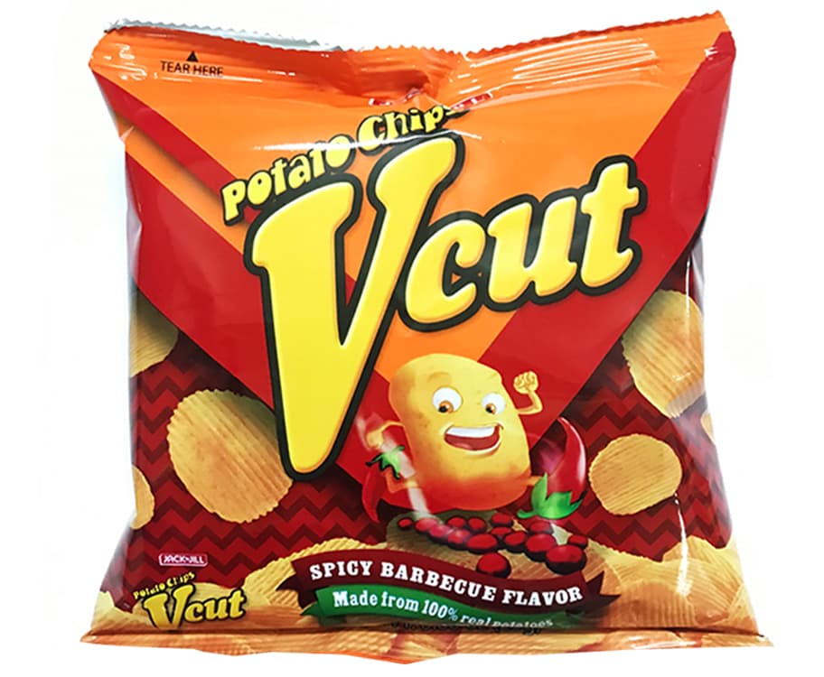 Jack 'n Jill Potato Chips Vcut Spicy Barbecue Flavor 25g