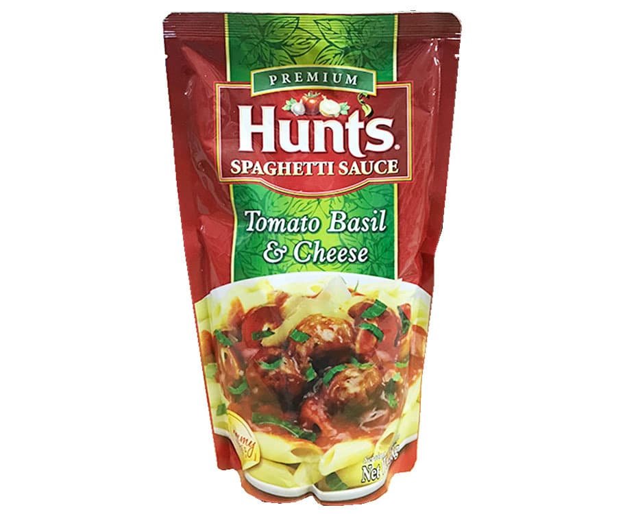 Hunt's Spaghetti Sauce Tomato Basil & Cheese 1kg