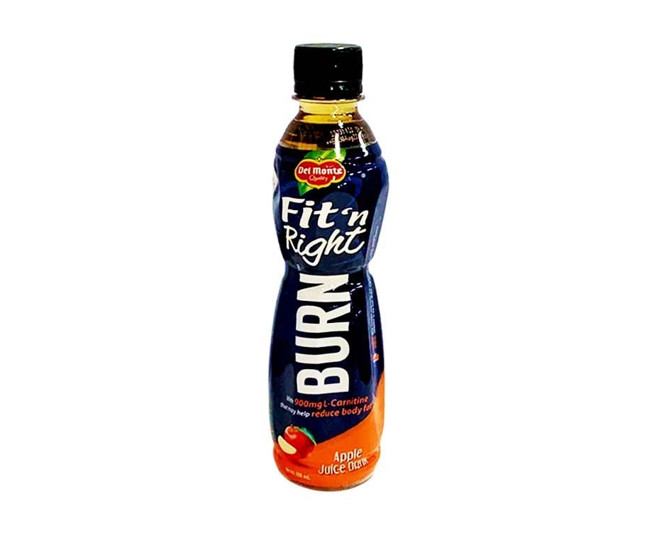 Del Monte Fit 'n Right Burn Apple Juice Drink 330mL