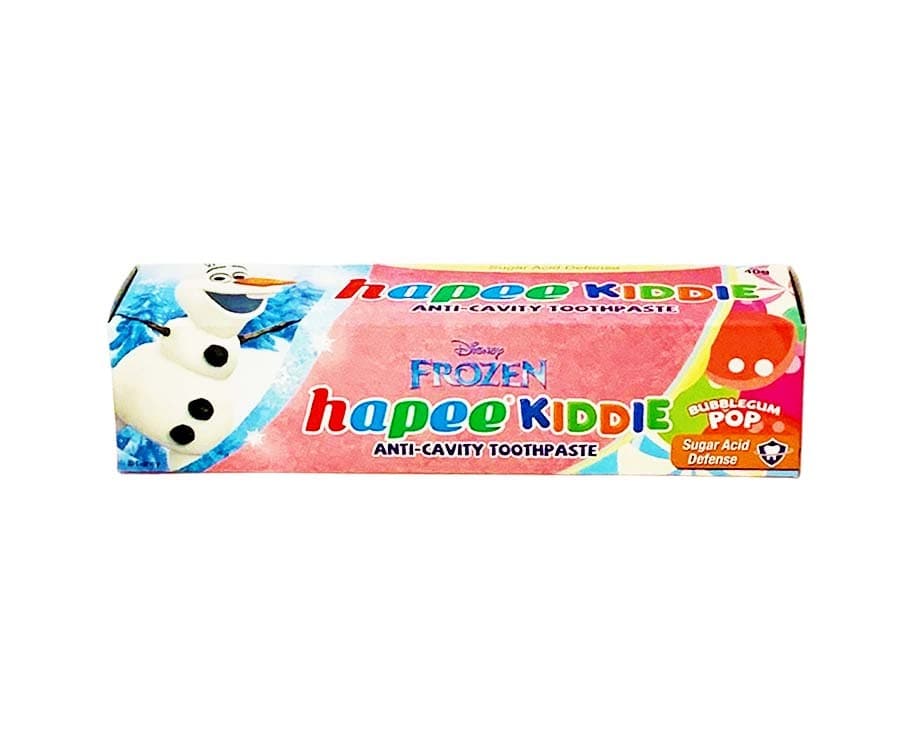 Hapee Kiddie Anti-Cavity Toothpaste Sugar Acid Defense Bubblegum Pop 40g