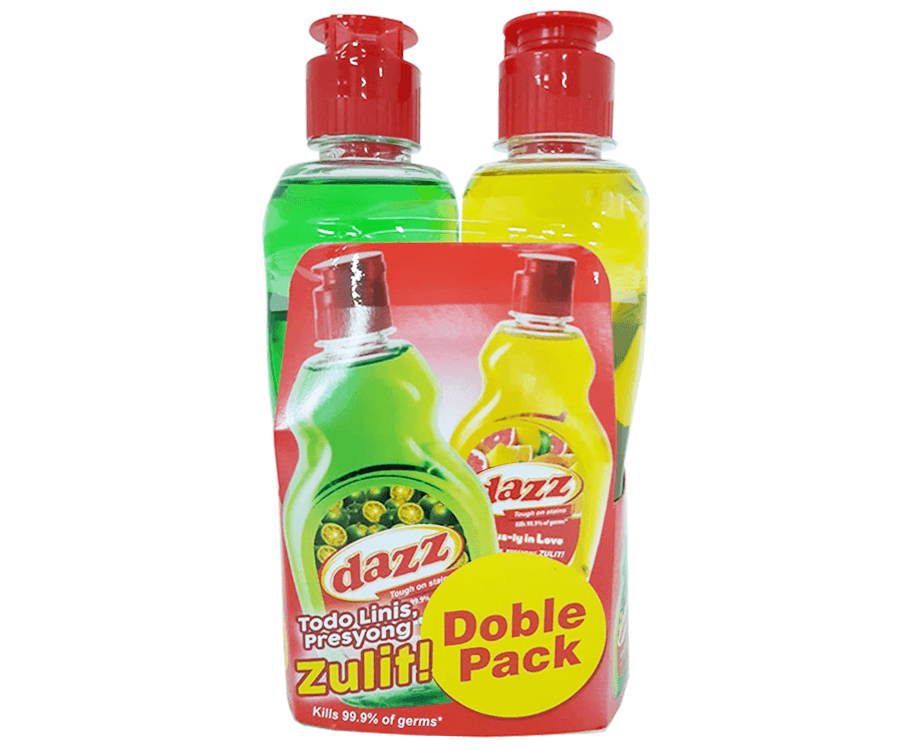 Dazz Dishwashing Liquid Doble Pack (2 Packs x 250mL)