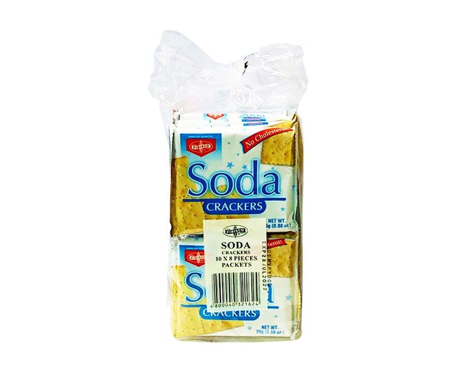 Fibisco Soda Crackers Plain (10 Packs x 25g)