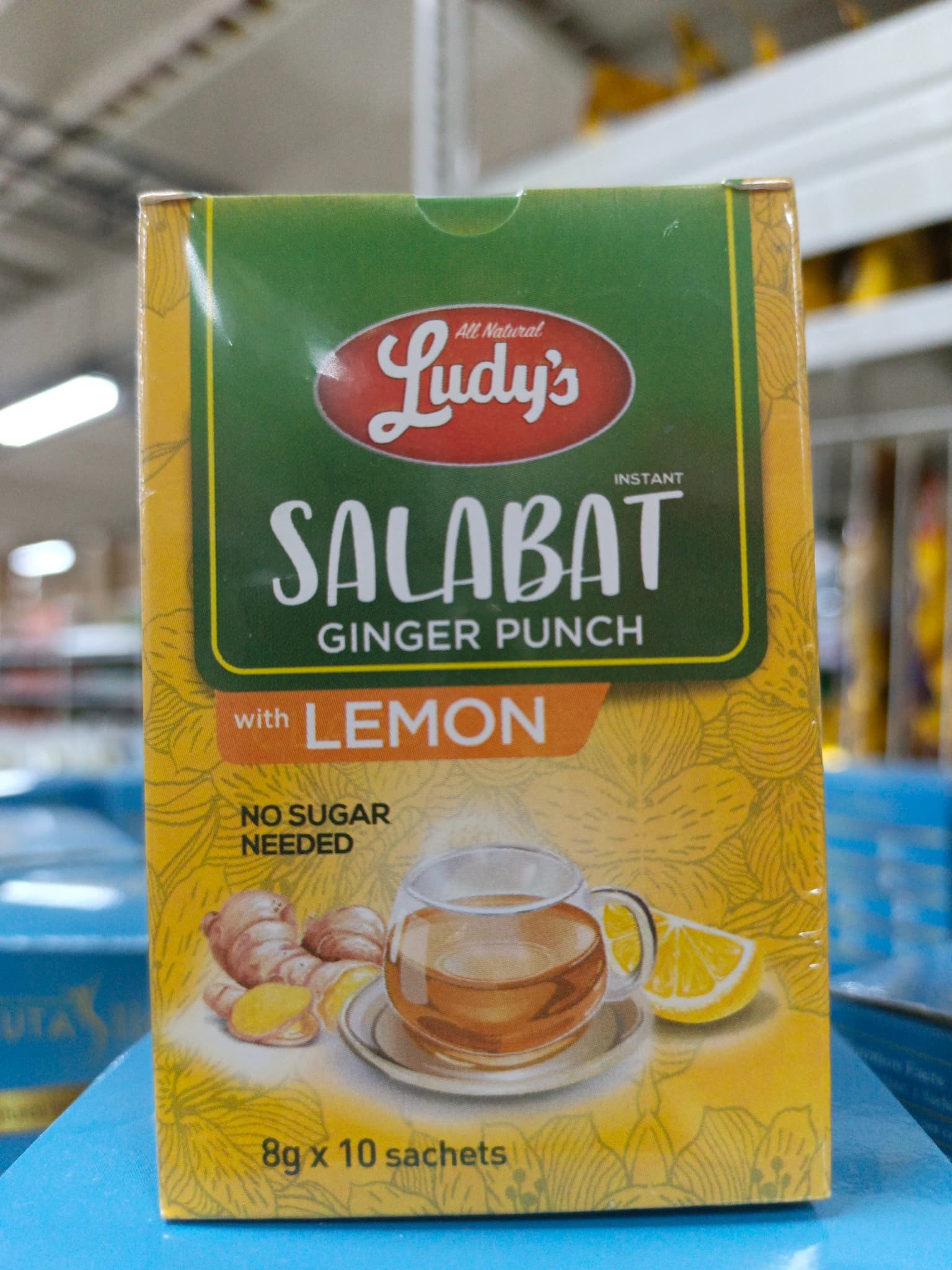 Ludy's Instant Salabat Ginger Punch with Lemon 80g(10 Sachet x 8g)