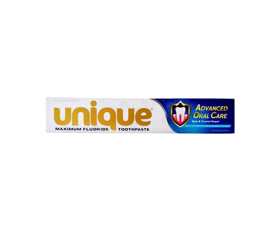 Unique Maximum Flouride Toothpaste Double Mint 150mL