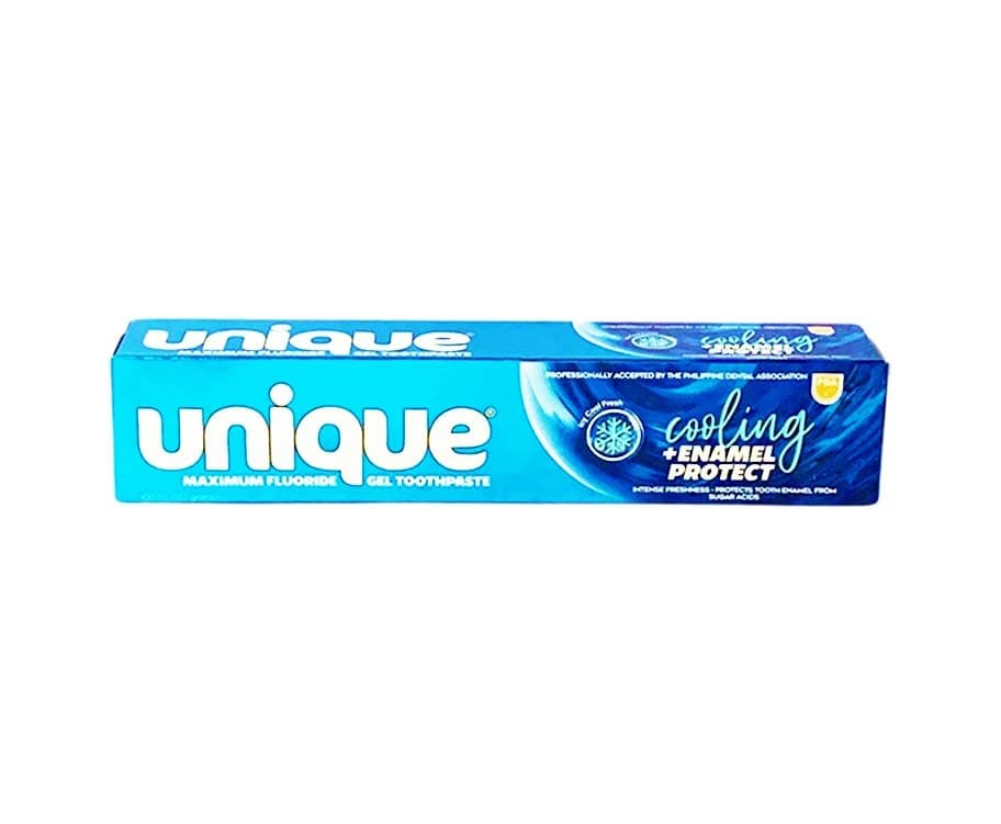 Unique Maximum Flouride Gel Toothpaste Icy Cool Fresh Cooling + Enamel Protect 100mL (132g)