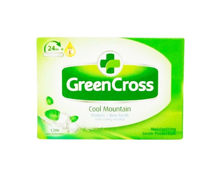 Green Cross Cool Mountain Protect + Deo Fresh With Cooling Menthol Moisturizing Germ-Protection 85g
