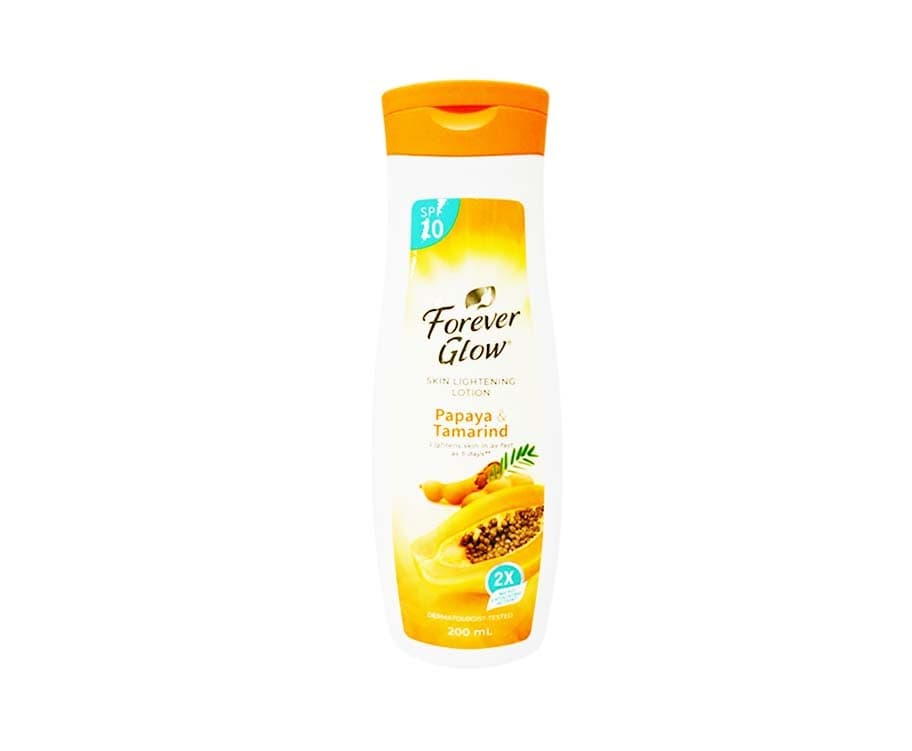Forever Glow Skin Lightening Lotion Papaya & Tamarind with SPF10 200mL