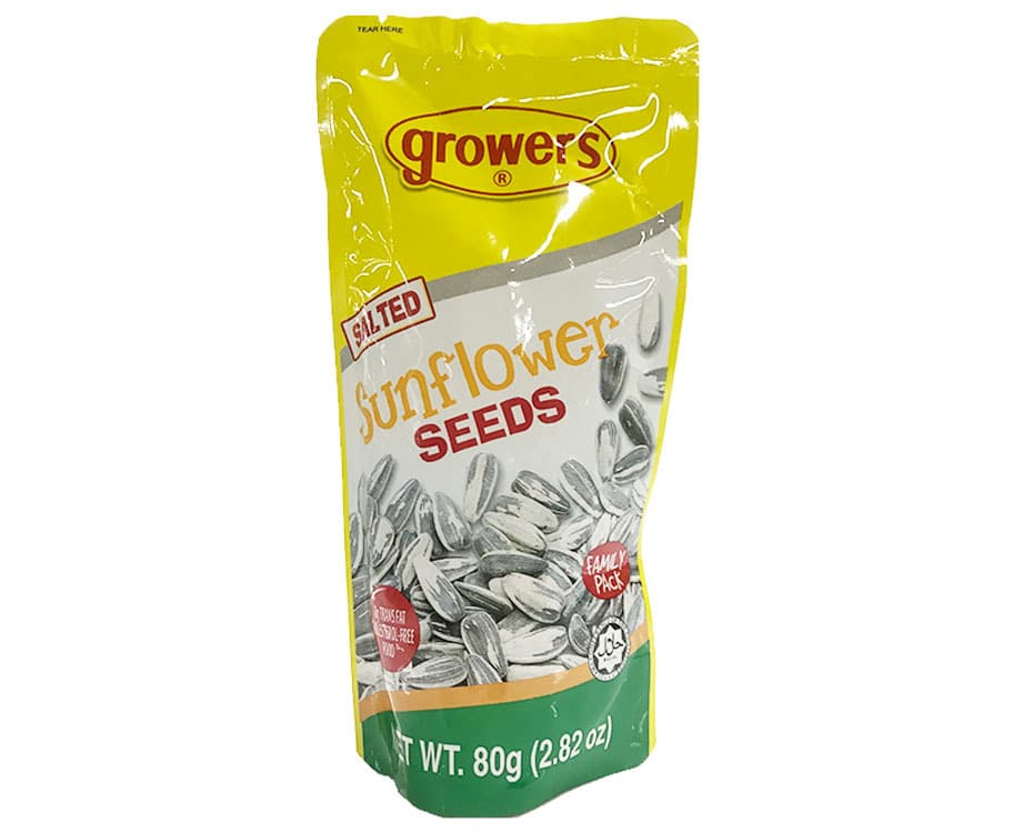 Growers Salted Sunflower Seeds Family Pack 80g