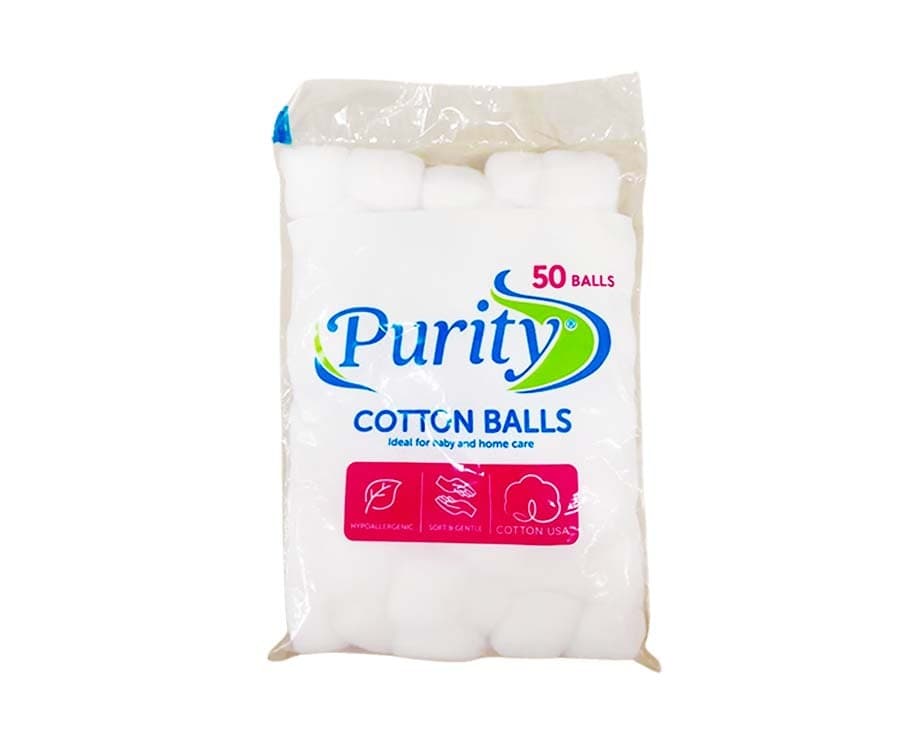Purity Hypoallergenic Cotton 50 Balls