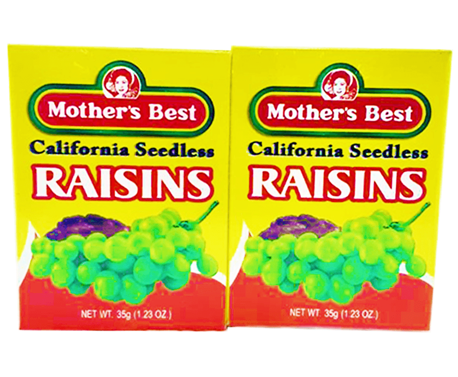 Mother's Best California Seedless Raisins (4 Packs x 35g)