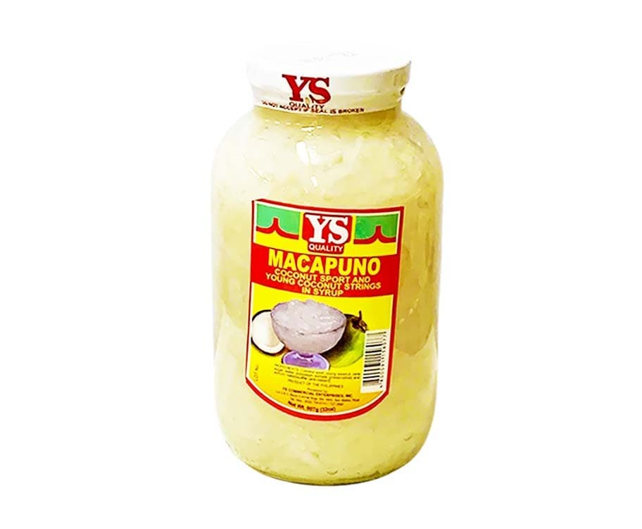 YS Macapuno Coconut Sport and Young Coconut Strings in Syrup 32oz (907g)