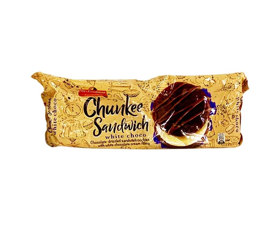 Mrs. Goodman Chunkee Sandwich White Choco (10 Packs x 38g) 380g