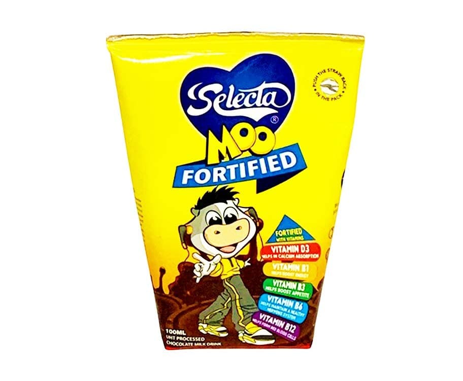 Selecta Moo Fortified UHT Processed Chocolate Milk Drink 100mL