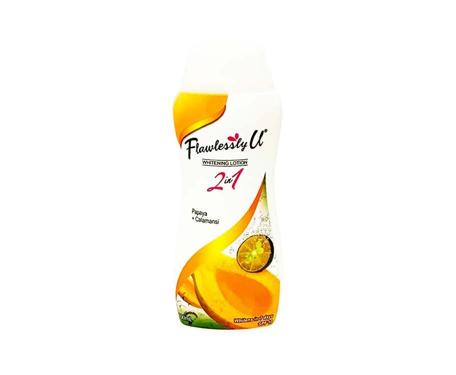Flawlessly U Whitening Lotion 2-in-1 Papaya + Calamansi SPF10 (100mL)