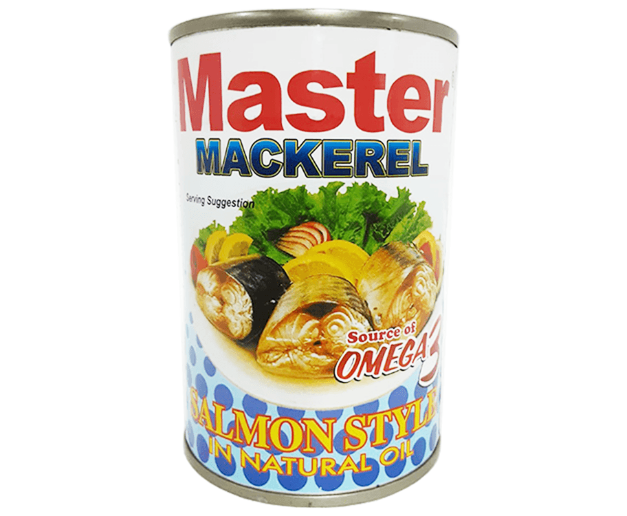 Master Mackerel Salmon Style in Natural Oil 425g