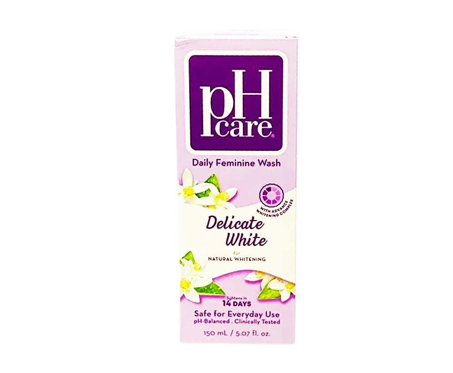 pH Care Daily Feminine Wash Delicate White for Natural Whitening 150mL