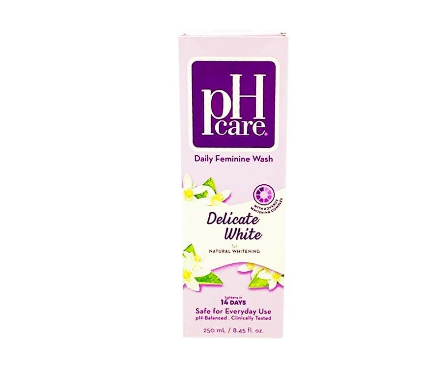 pH Care Daily Feminine Wash Delicate White for Natural Whitening 250mL